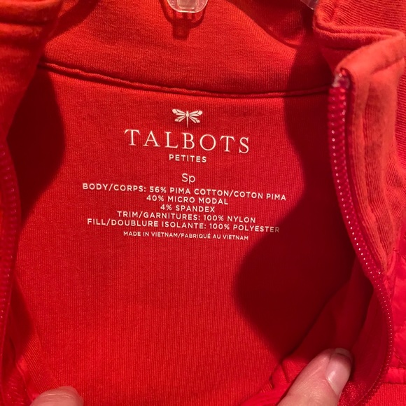 Talbots Quarter Zip Sweater - Picture 3 of 3